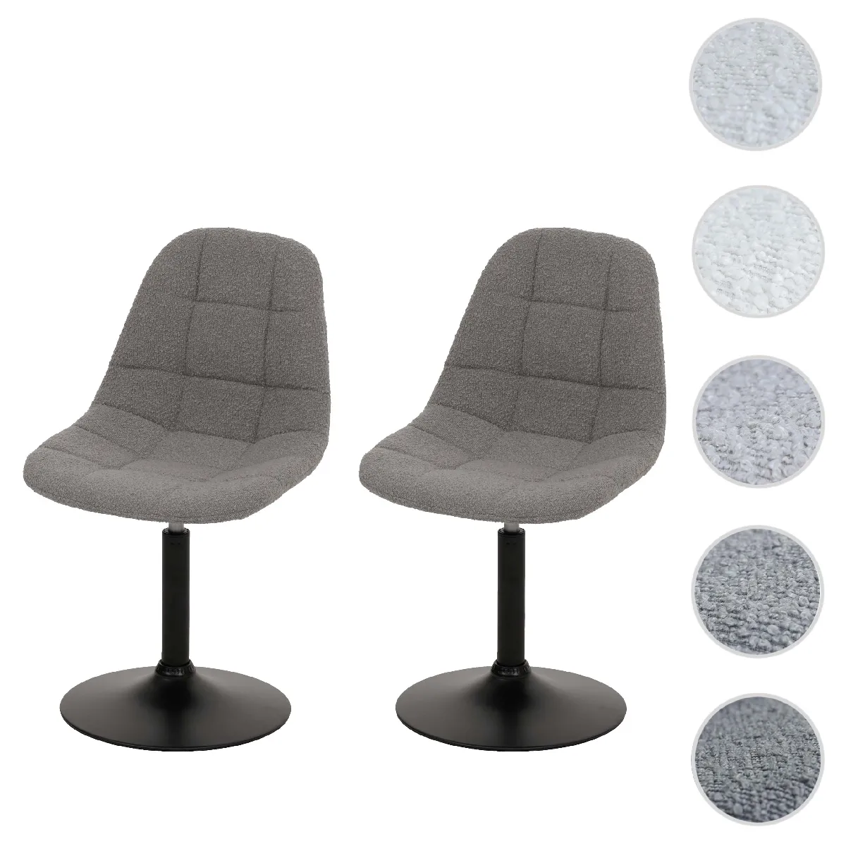 Mendler Gris Hwc-A60 Lot De 2