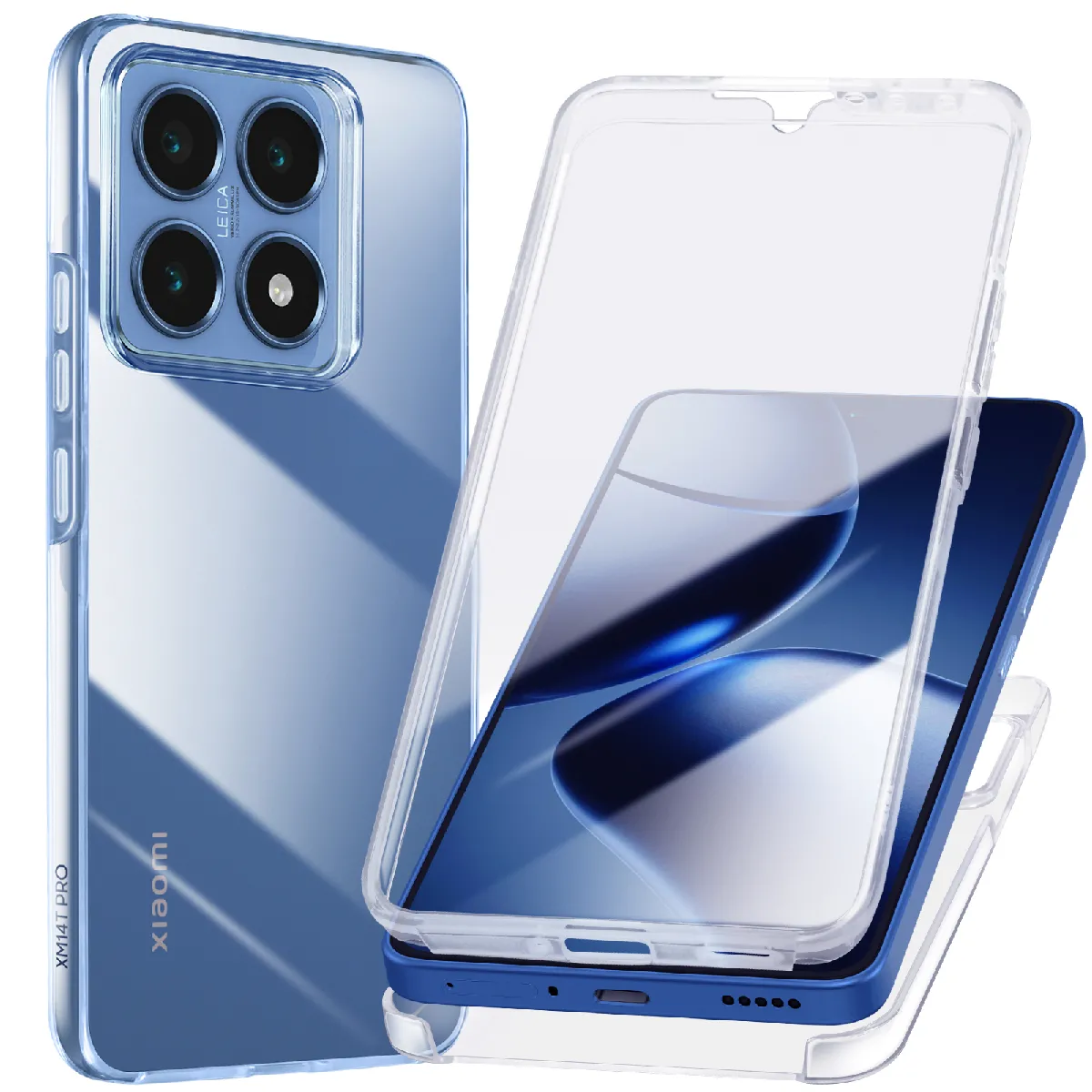 Avizar Coque Pour Xiaomi 14T Pro Transparent