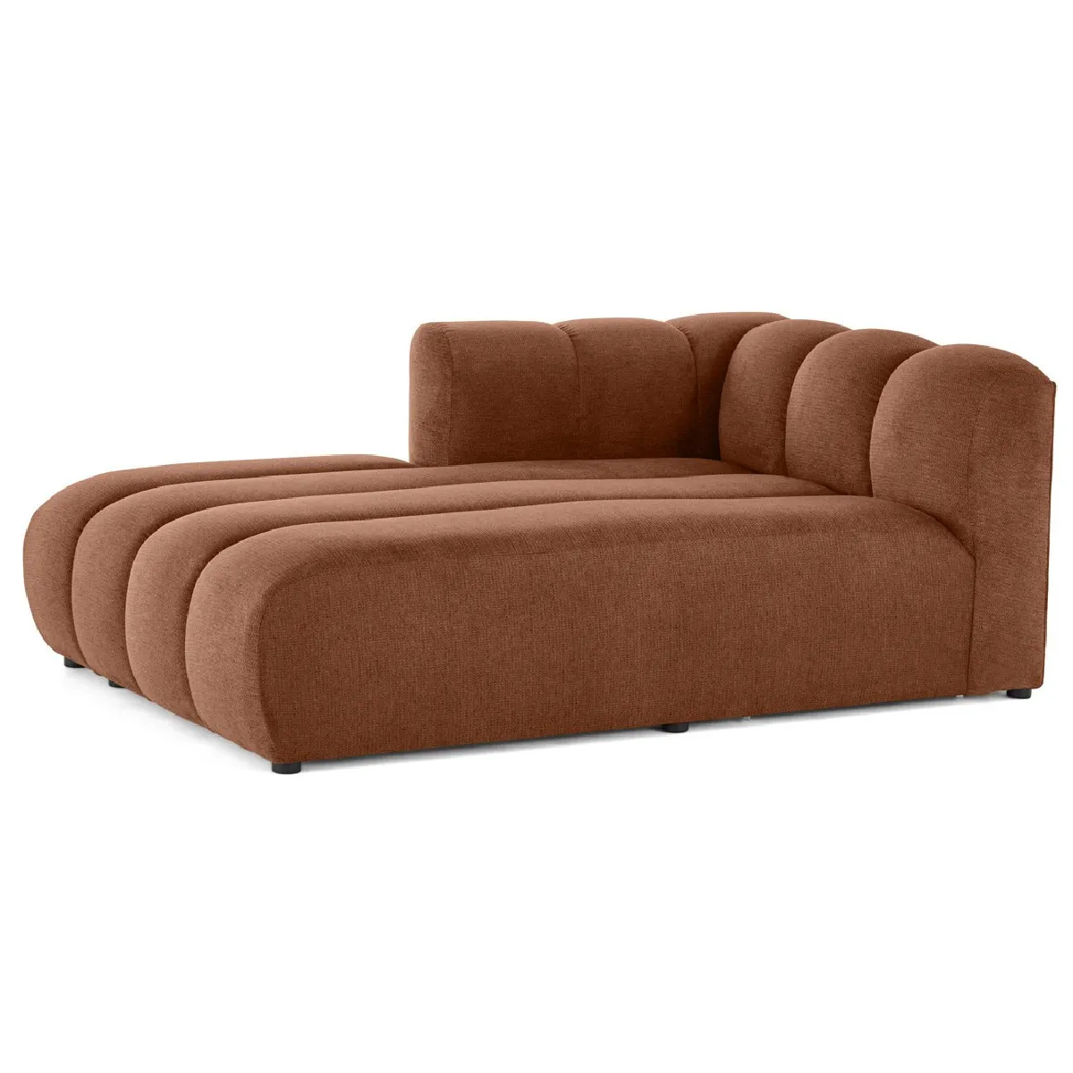 Lisa Design Canapé D'angle Debbie - Terracotta