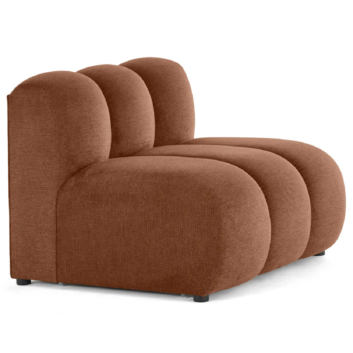 Non Communiqué Terracotta Debbie - Module D'assise En Tissu Texturé - Image 2
