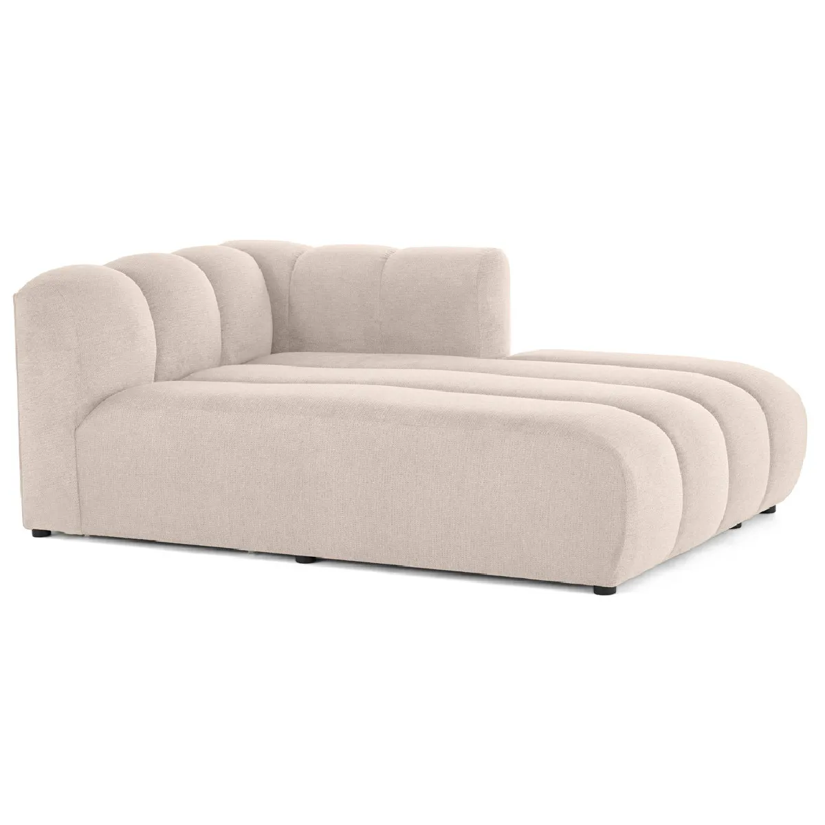 Lisa design Canapé méridienne Debbie - Beige Lisa design Canapé méridienne Debbie - Beige