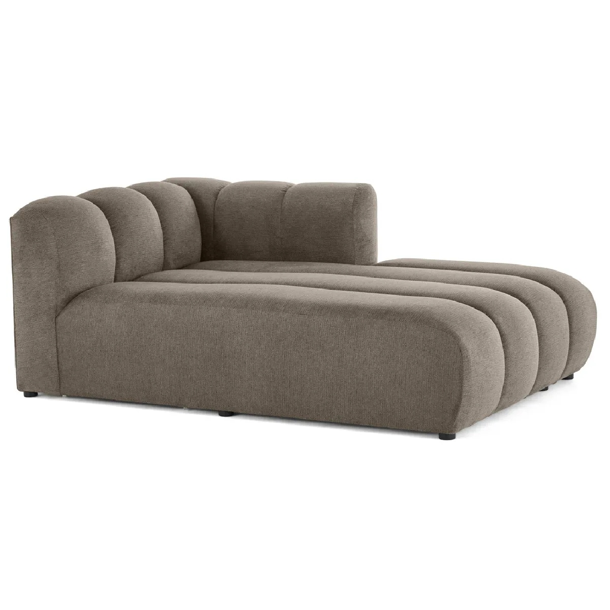 Lisa design Méridienne canapé modulable - Taupe Lisa design Méridienne canapé modulable - Taupe