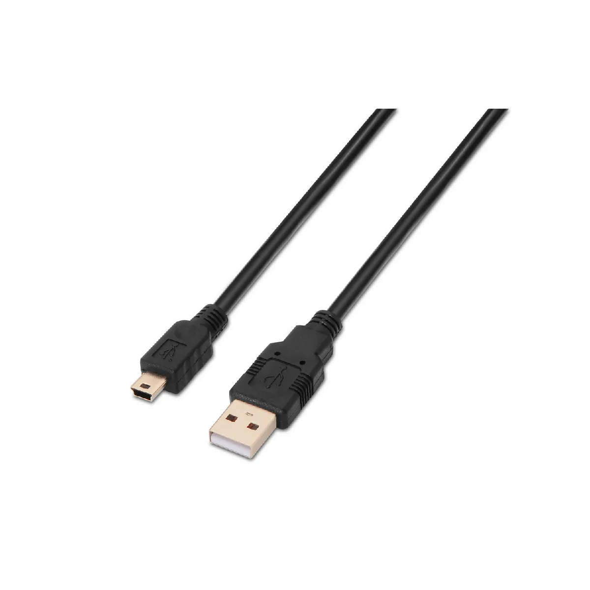 AISENS  C&acirc;ble USB 2.0 A vers Mini B - 1.8m