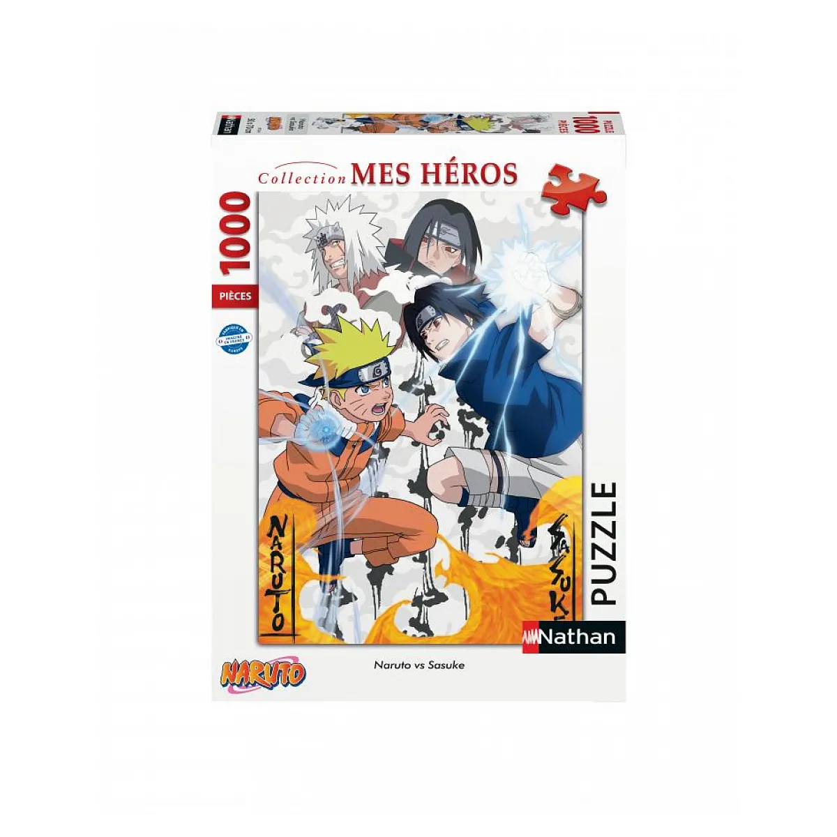 Nathan Editions Nathan Puzzle Naruto Vs Sasuke 1000 Pièces