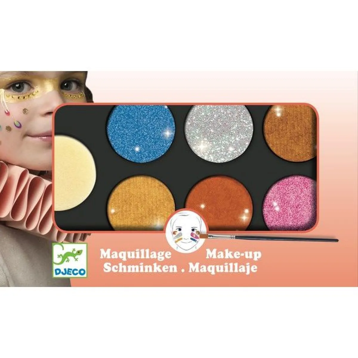 Djeco Palette Maquillage Enfants Métal