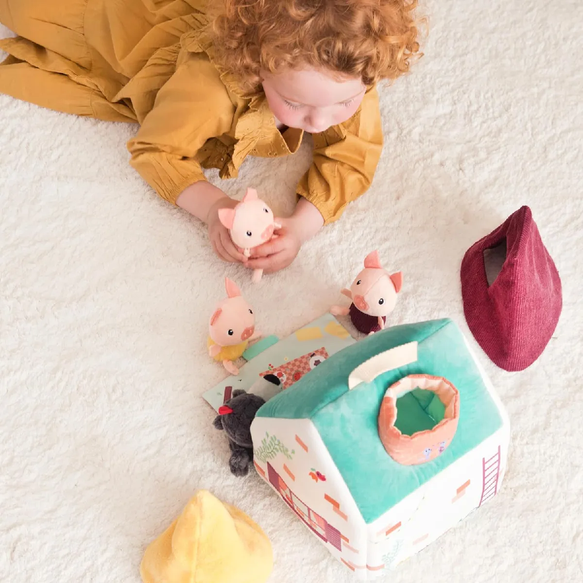 Lilliputiens - Les 3 Petits Cochons et le Loup - Peluche Interactive - Image 3