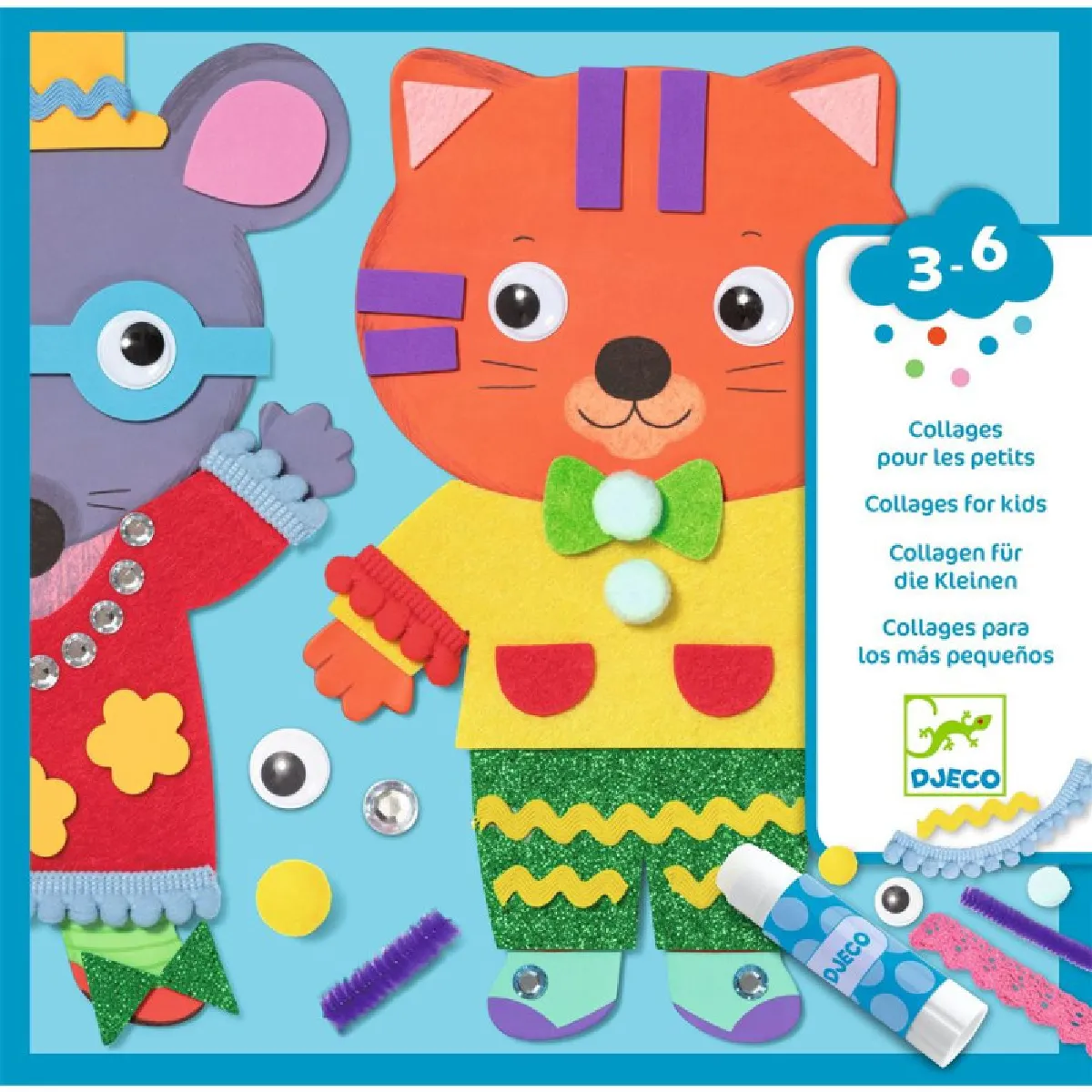 Djeco Multicolore Jeu Créatif Petits Choux - Image 3
