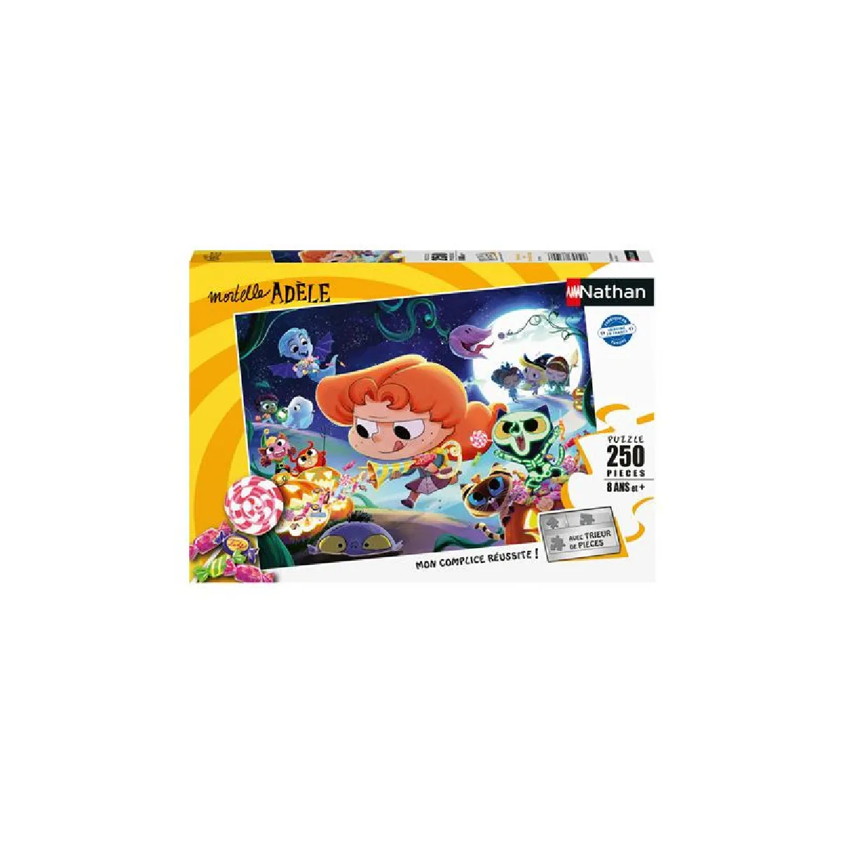 Puzzle 250 pièces :Halloween avec Mortelle Adèle Ravensburger Nathan