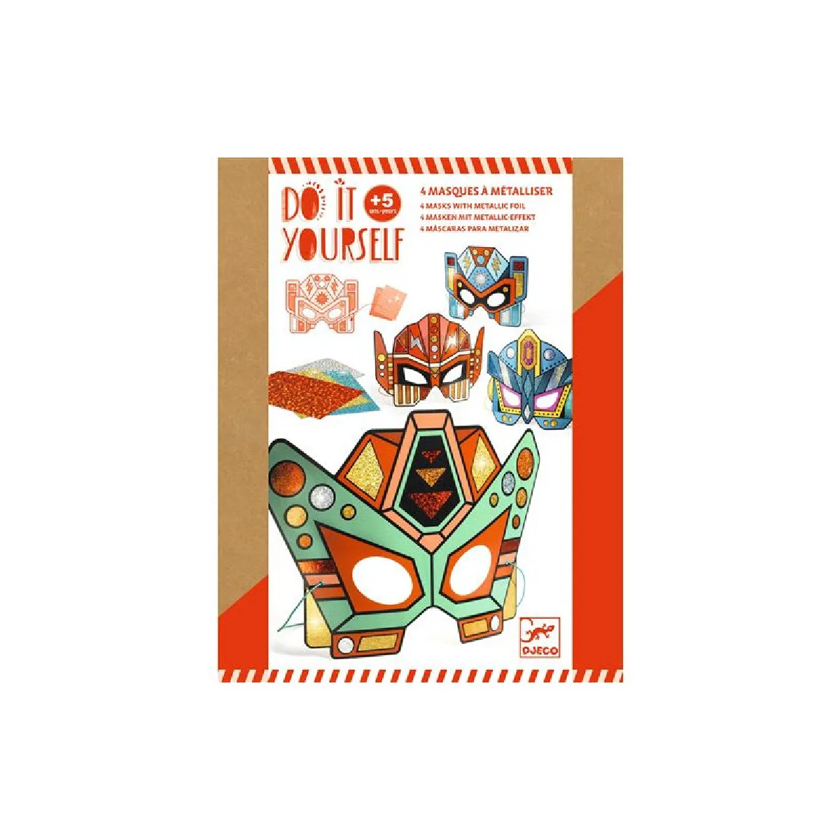 Djeco Jeu Créatif Masques Super Robots - Image 3