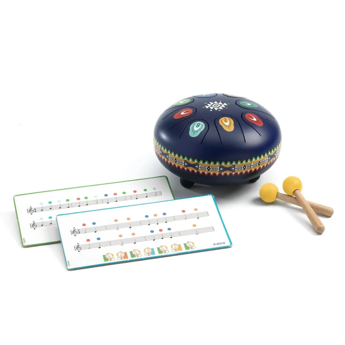 Djeco Instrument De Percussion Metal Drum - Image 3