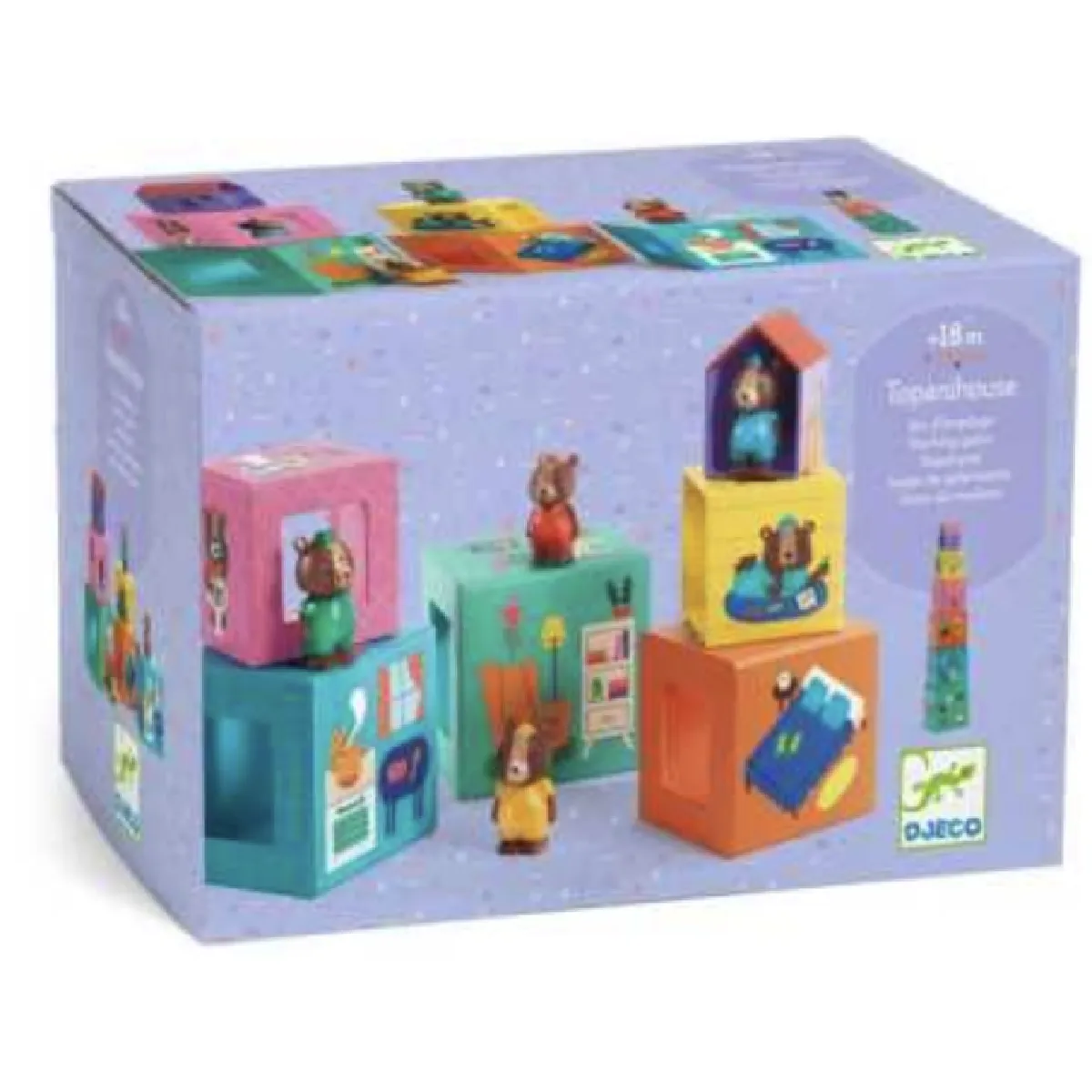 Lot de 5 cubes TopaniHouse - Image 2