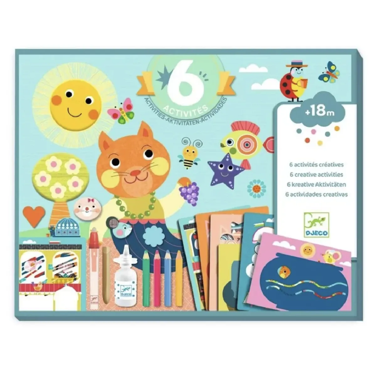 Djeco - 6 Activites - Le Chat Et Ses Amis - Image 4