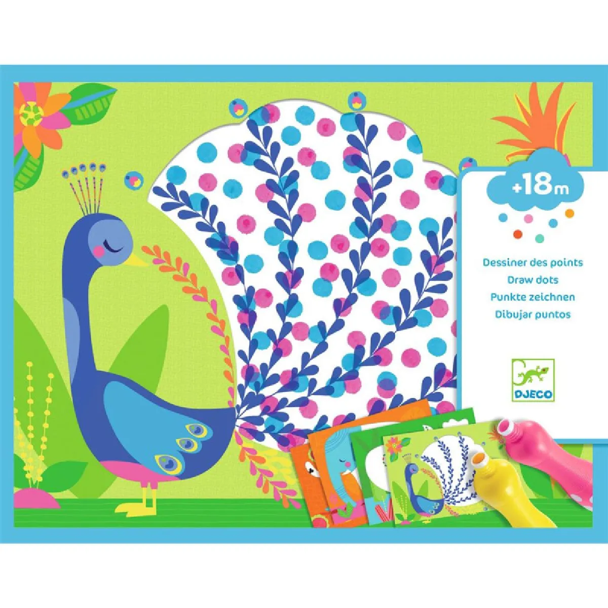 Djeco - Kit de peinture enfant - Des points c'est tout ! - 18 mois et plus - Image 3