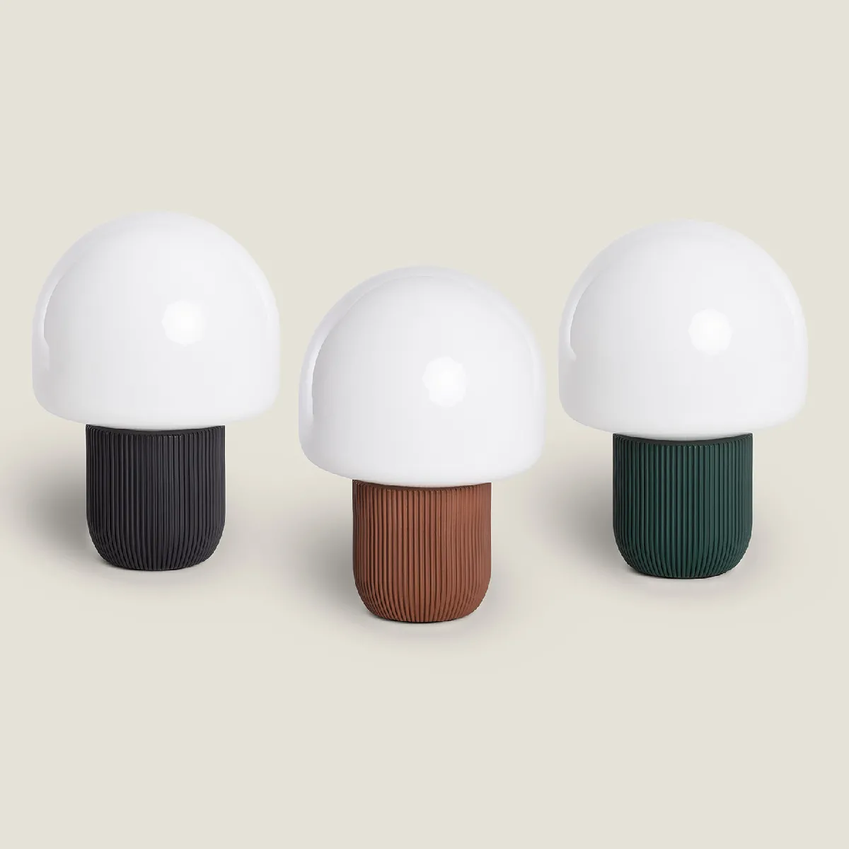 Ledkia Lampe à poser Nacune - Brun Ledkia Lampe à poser Nacune - Brun