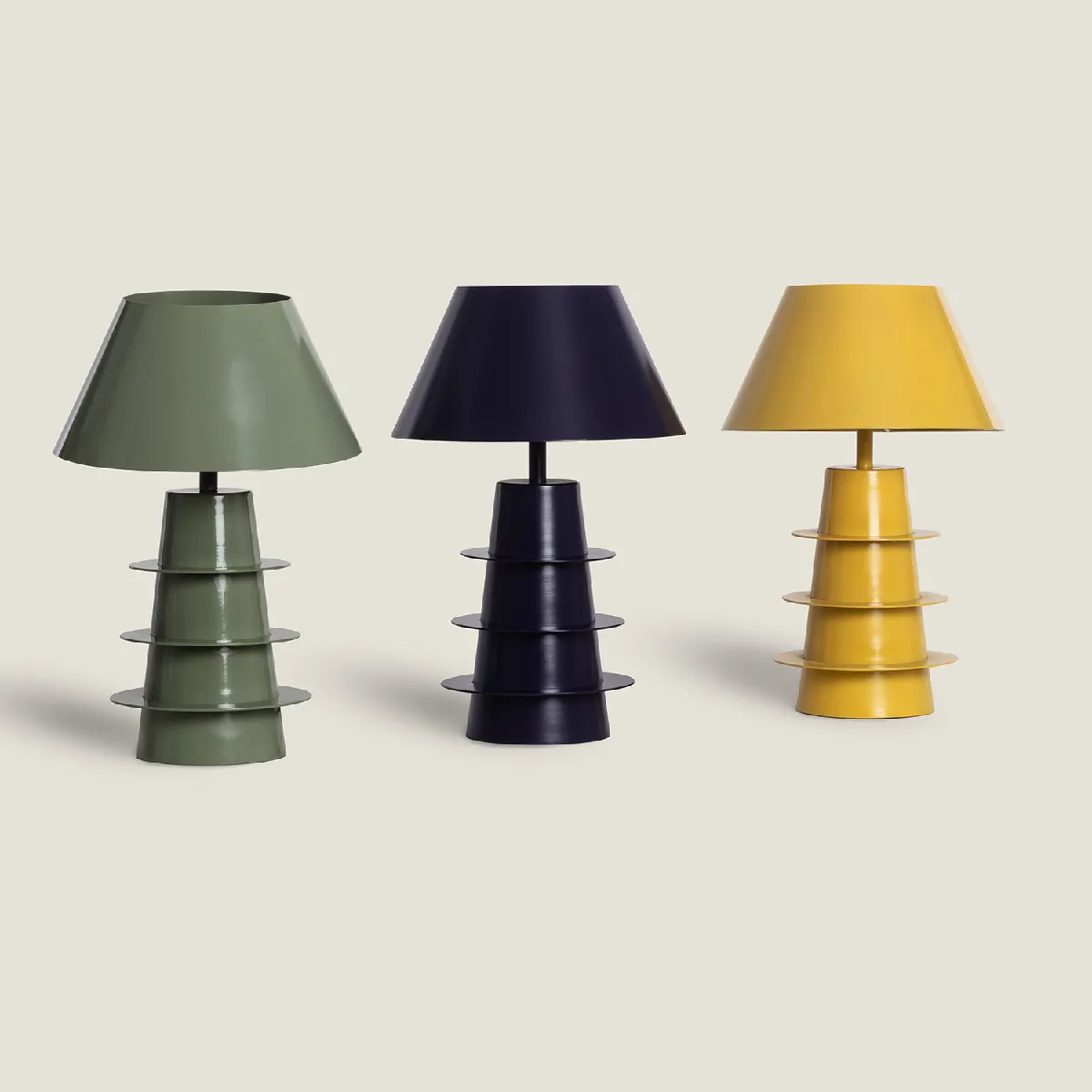 Ledkia Lampe à poser métal Kadrina - Violet