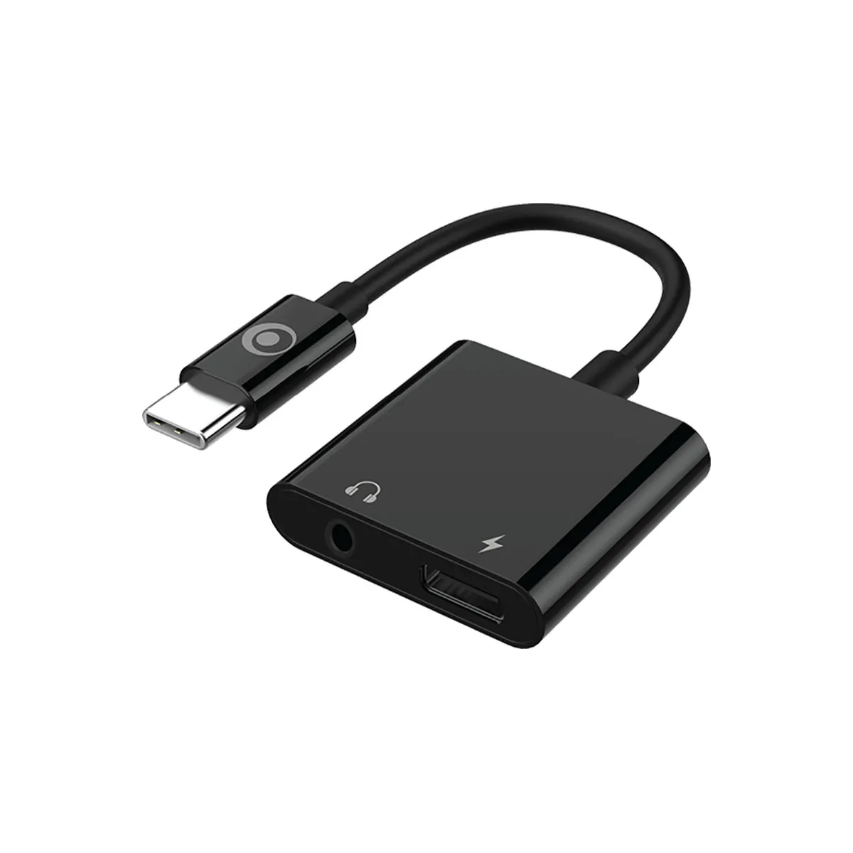 Bigben Noir Adaptateur Audio Usb-C/Jack 3.5Mm - 60W