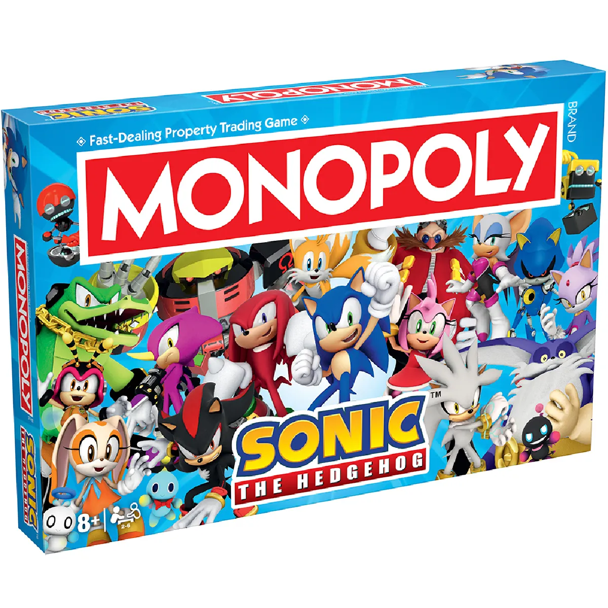 Winning Moves Monopoly Sonic jeu de société édition limitée pour 2 à 6 joueurs à partir de 8 ans - Image 4