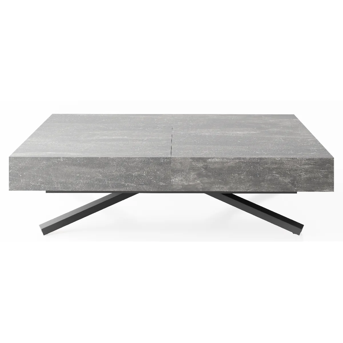 Comparer les prix de Table basse relevable Cavetta X - Béton Gris