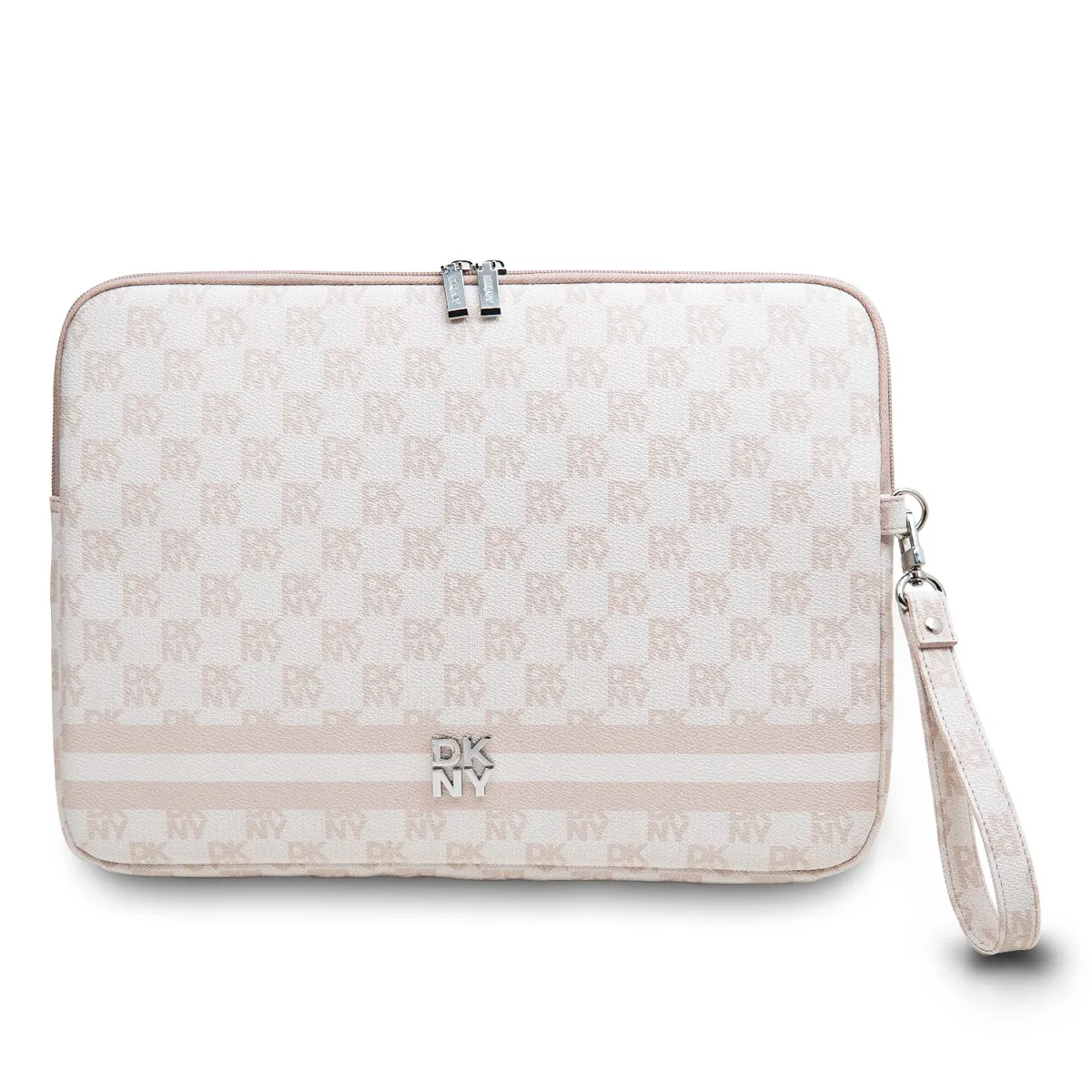 Dkny Rose Housse Pour Pc 13 / 14 Pouces Élégante Avec Motifs À Carreaux Et À Rayures - Neuf - Image 3