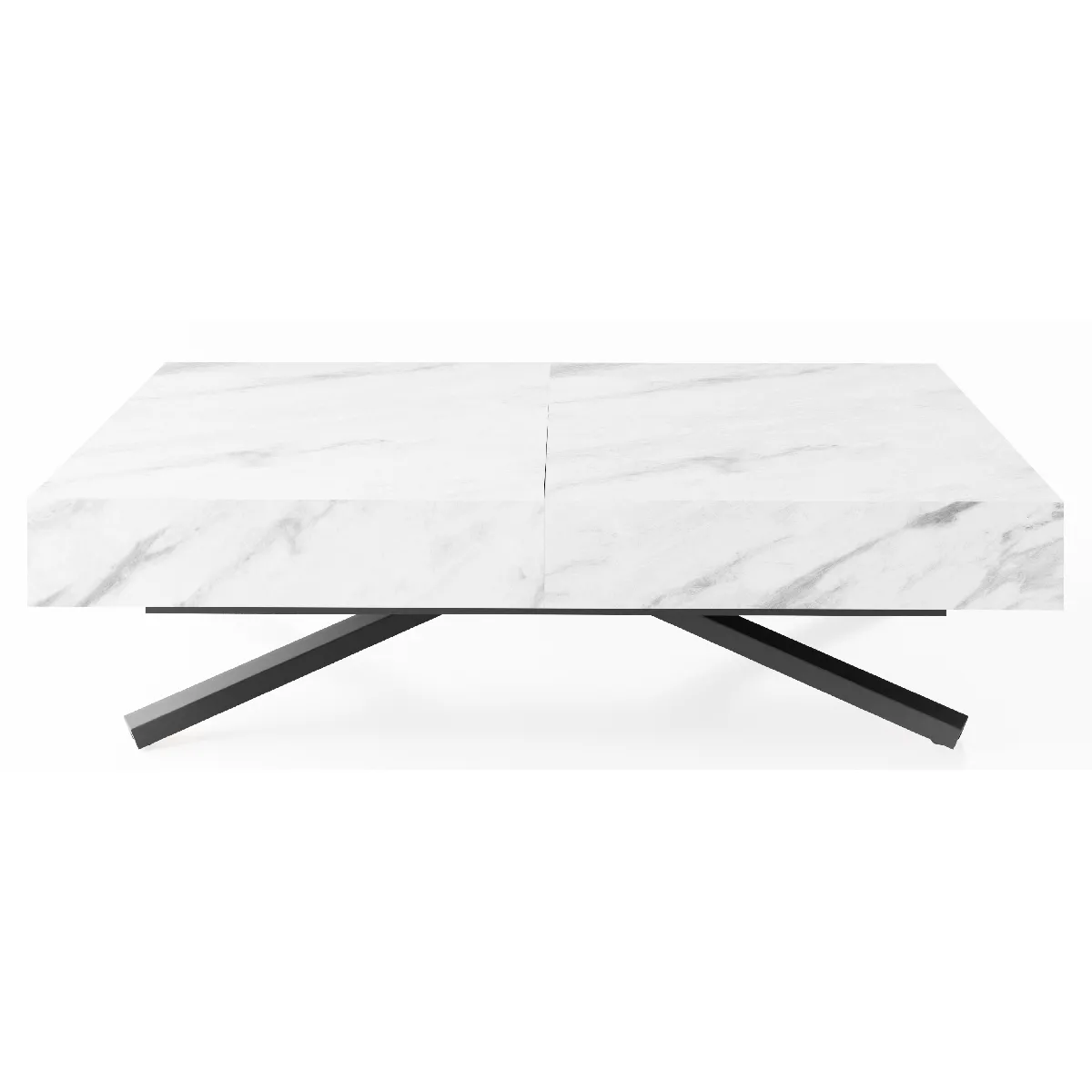 Meilleurs prix pour Table basse Cavetta X - Marbre Blanc