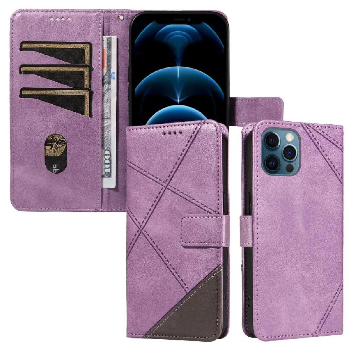 Générique Violet Étui Smartphone Iphone 13 Pro Max