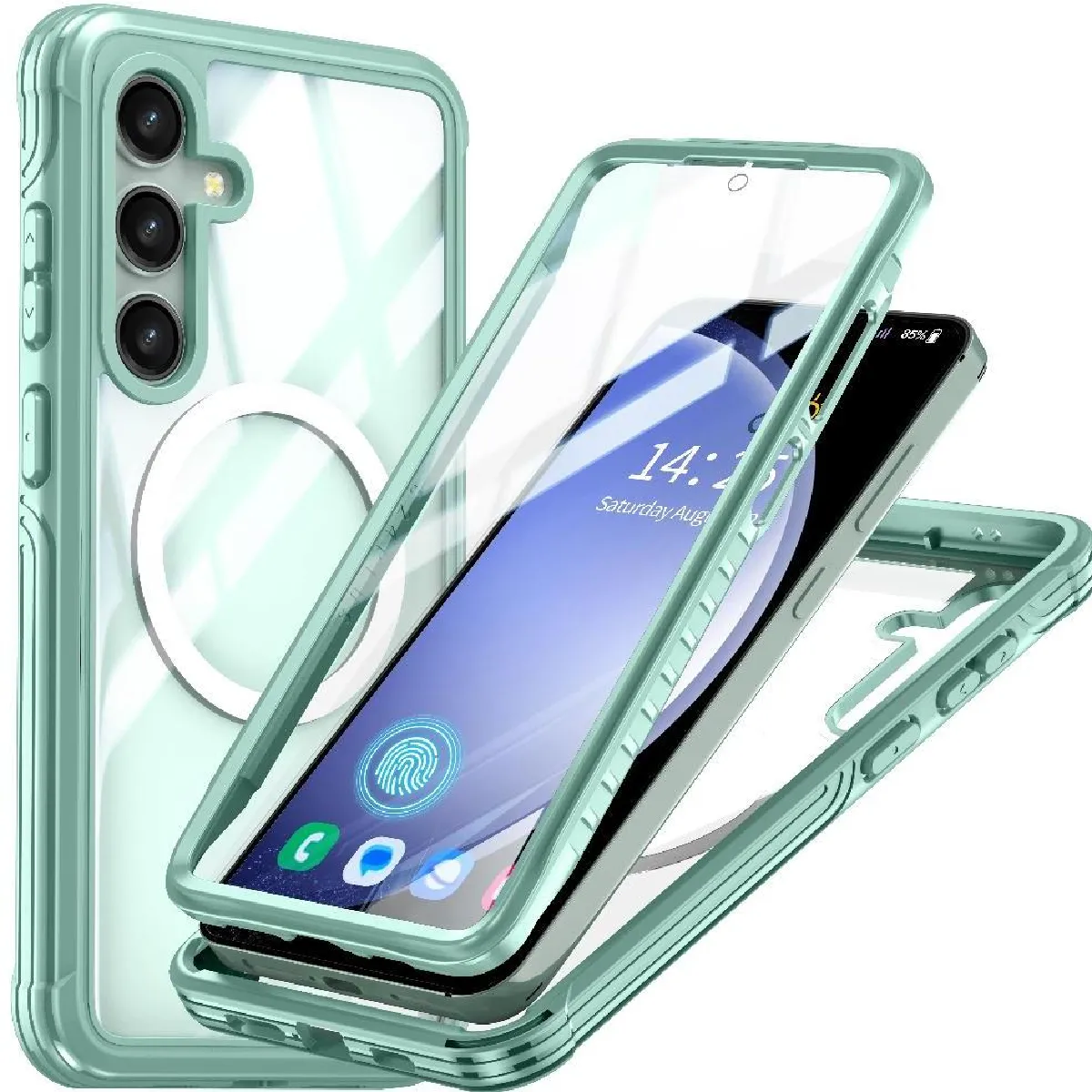 Générique Vert Étui En Pvc Samsung Galaxy S24