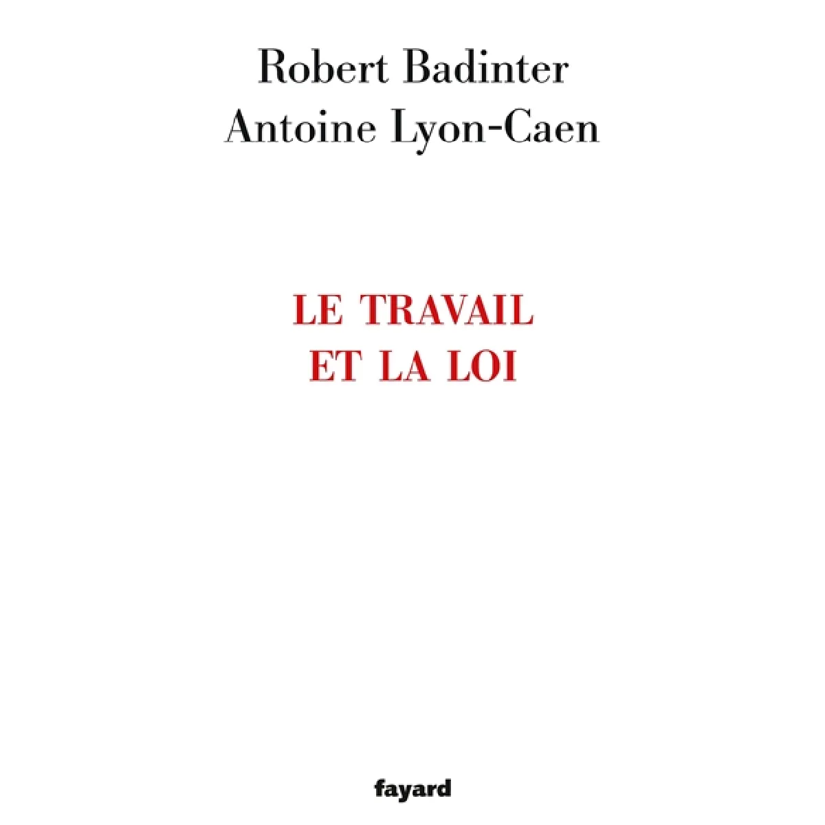 Le travail et la loi