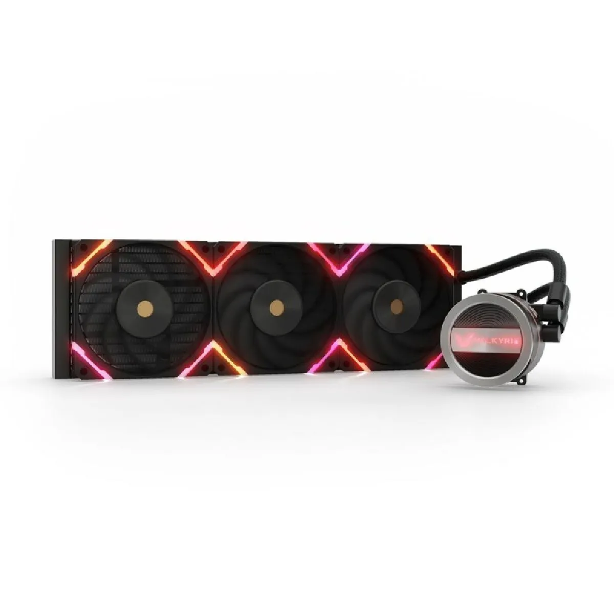 Générique Noir Refroidisseur D'eau Valkyrie Dragonfang 360 Argb