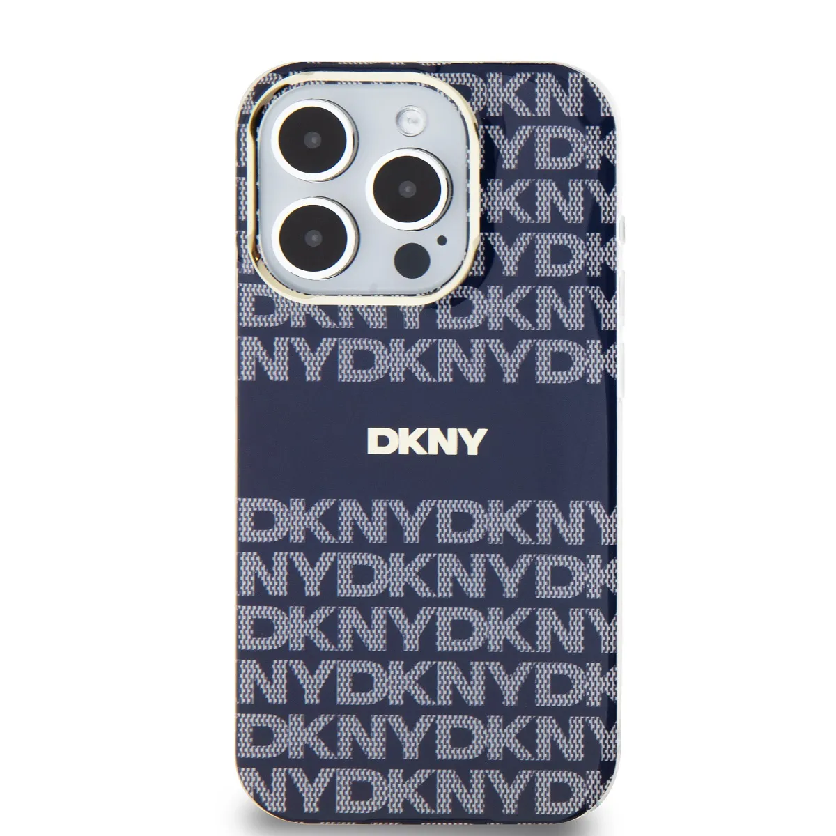 Dkny Bleu Coque Pour Iphone 15 Pro Magsafe En Tpu Souple À Motif