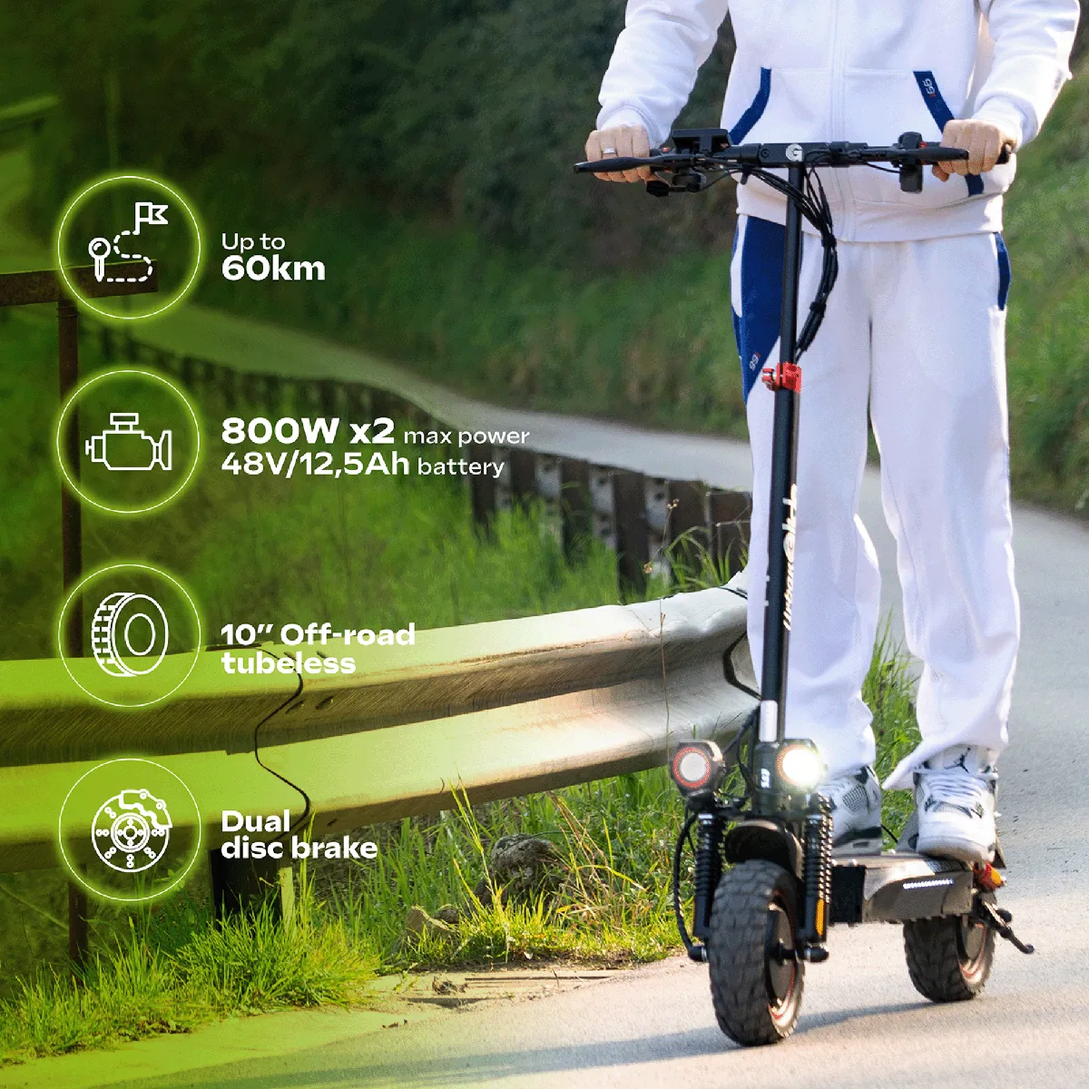 Ecross pro 2 trottinette électrique - Sport & Plein air