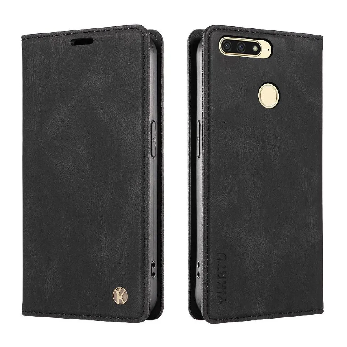 Générique Étui Cuir Huawei Y6 2018
