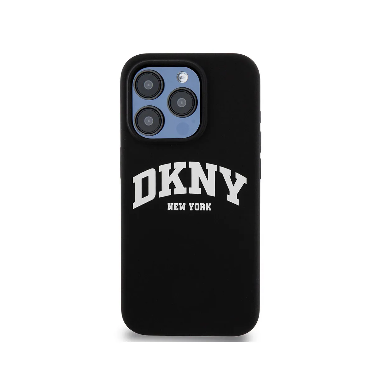 Dkny Noir Coque Pour Apple Iphone 15 Pro Édition Liquid Silicone Arch Compatible Magsafe