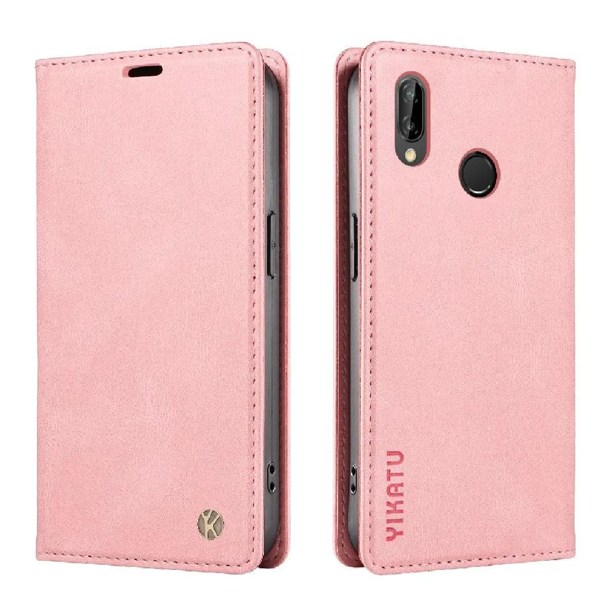 Générique Rose Étui Porte-Cartes En Pvc Huawei Nova 3E