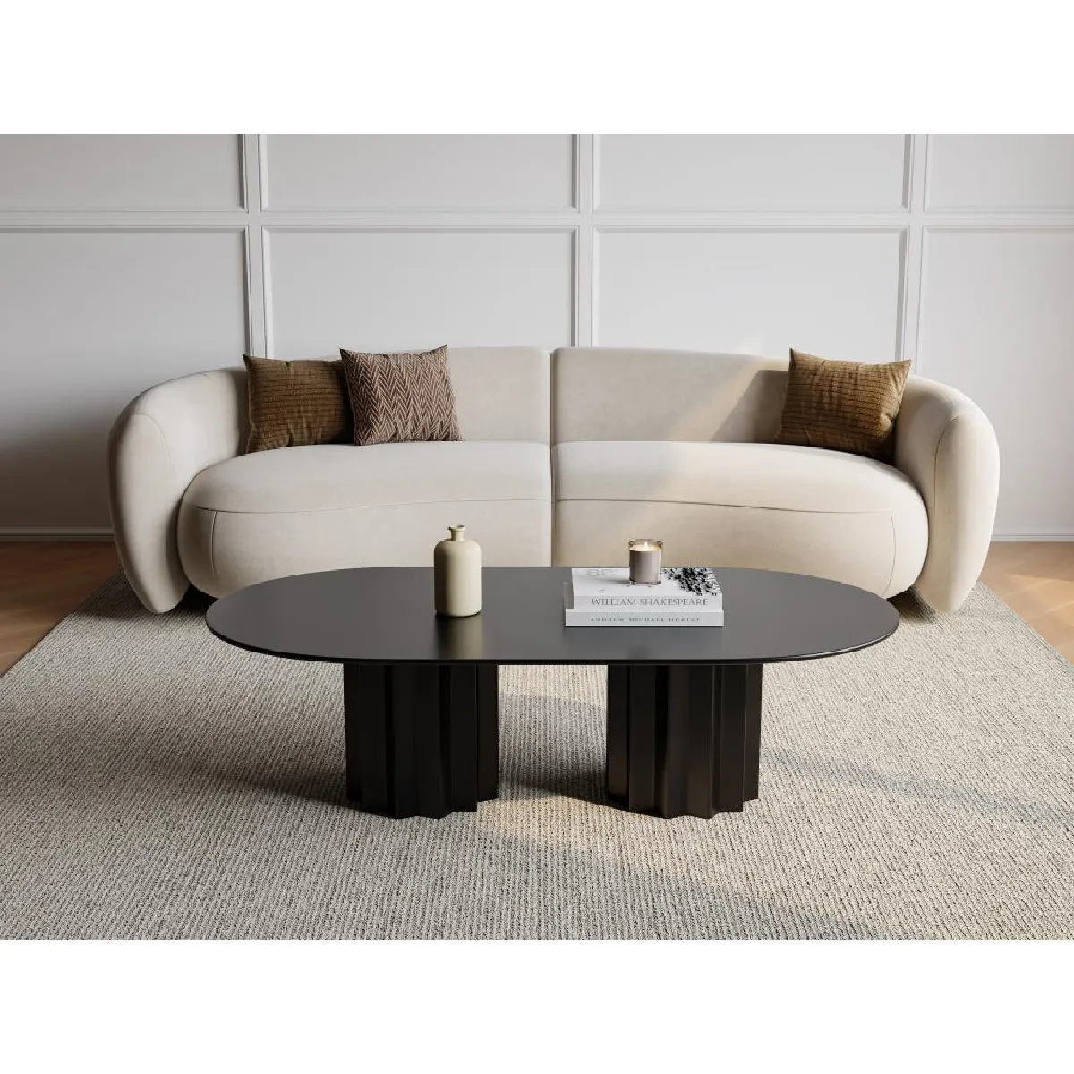 Comparer les prix de Vente-Unique Table basse ZABANIA - Noir