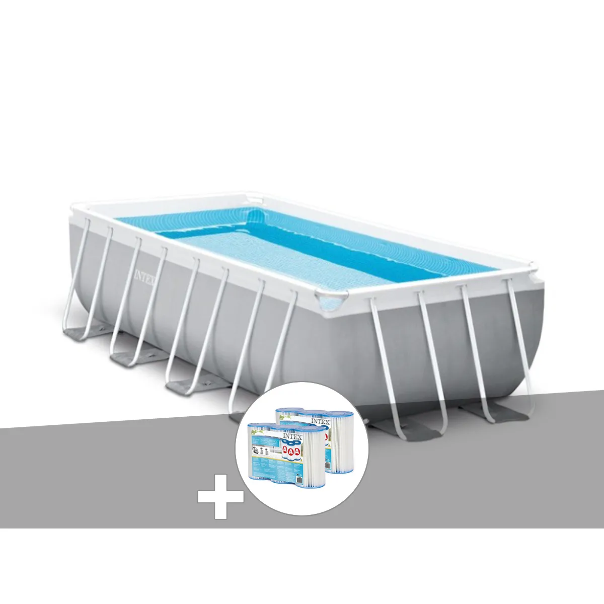 INTEX Prism Frame Rectangulaire 4.00 x 2.00 x 1.00