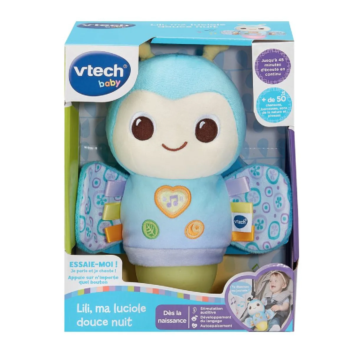 Vtech baby Lili ma luciole douce nuit - Multicolore
