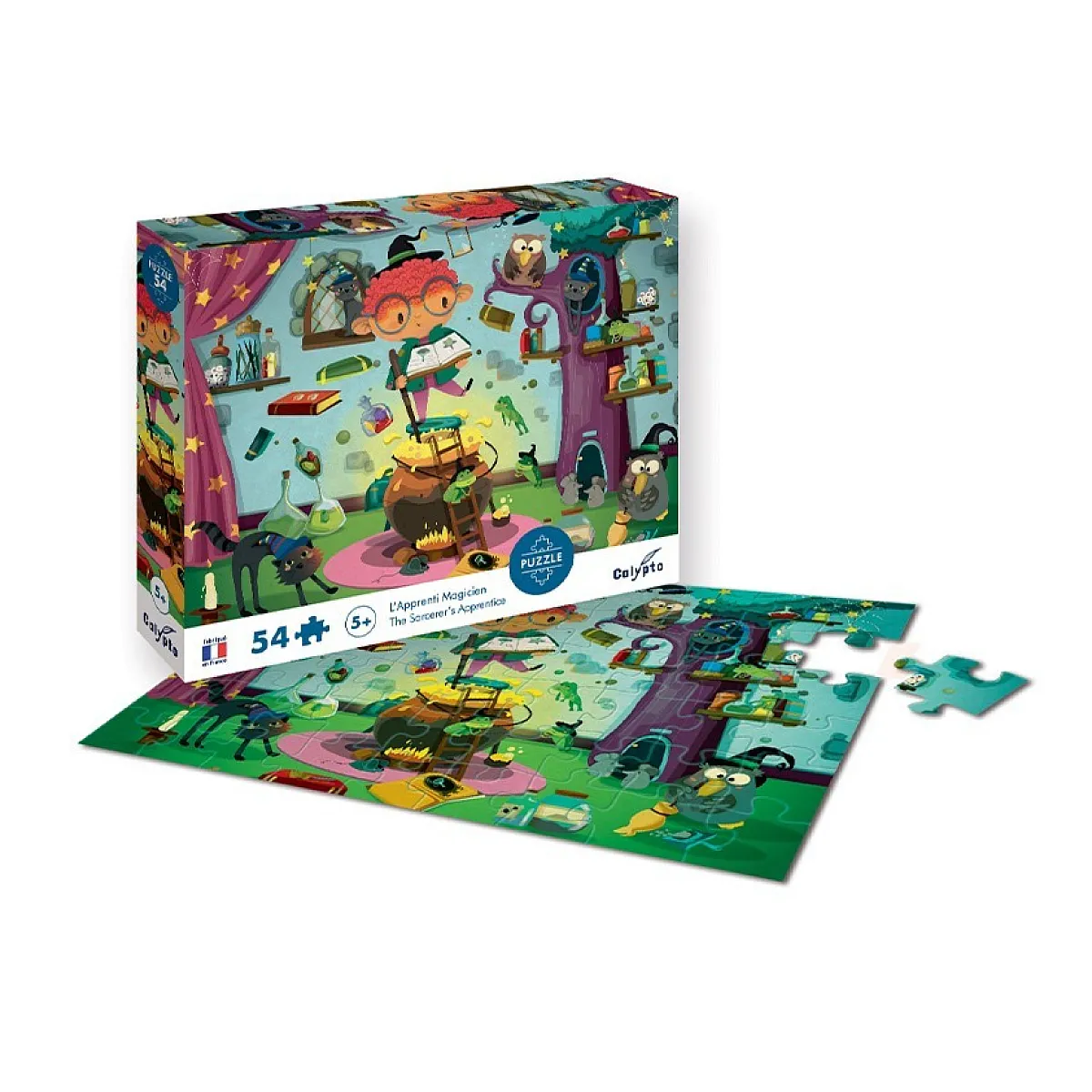 Sentosphere Puzzle enfant Calypto L’apprenti magicien - 54 pièces