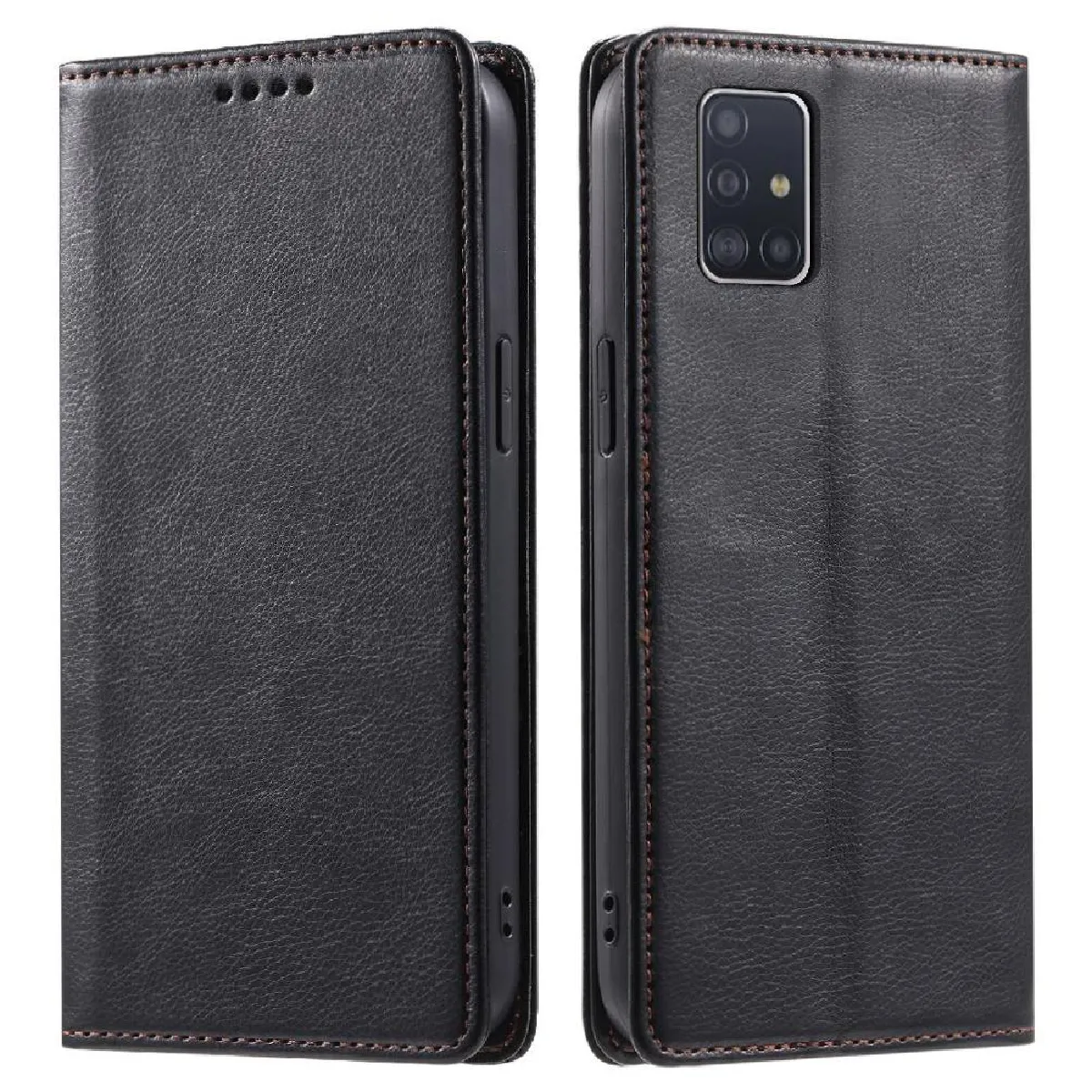 Générique Noir Étui Portefeuille Magnétique Samsung Galaxy A51 4G