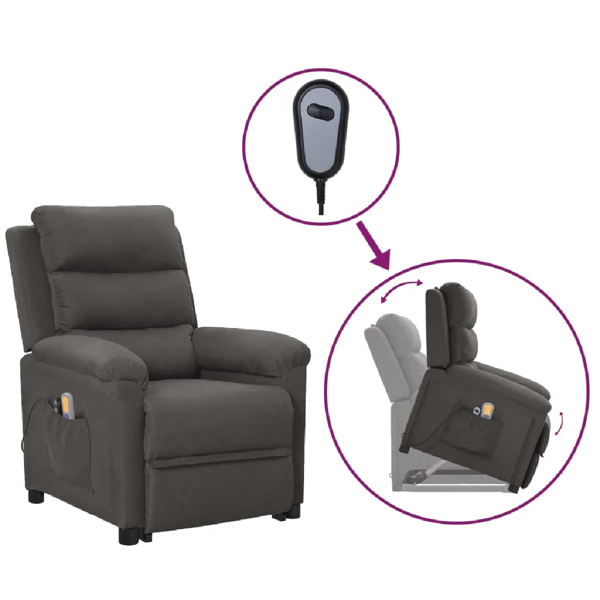 Fauteuil massage - vue 3