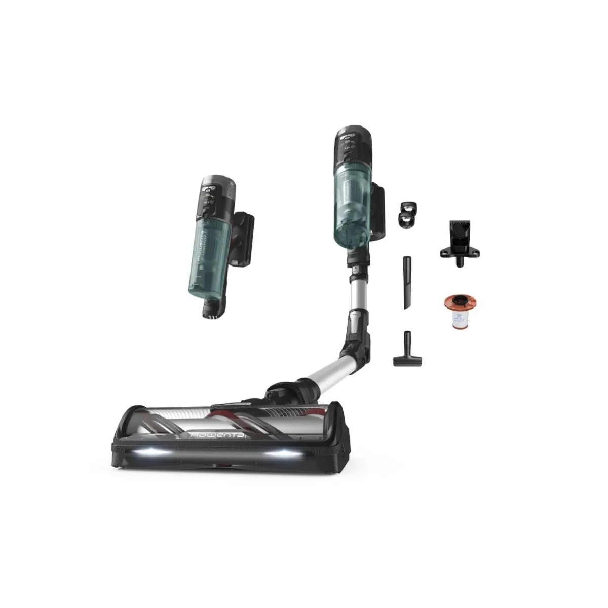 Rowenta RH9A32 Aspirateur balai 2 en 1 Batterie Sec Sans sac Aluminium - vue 2