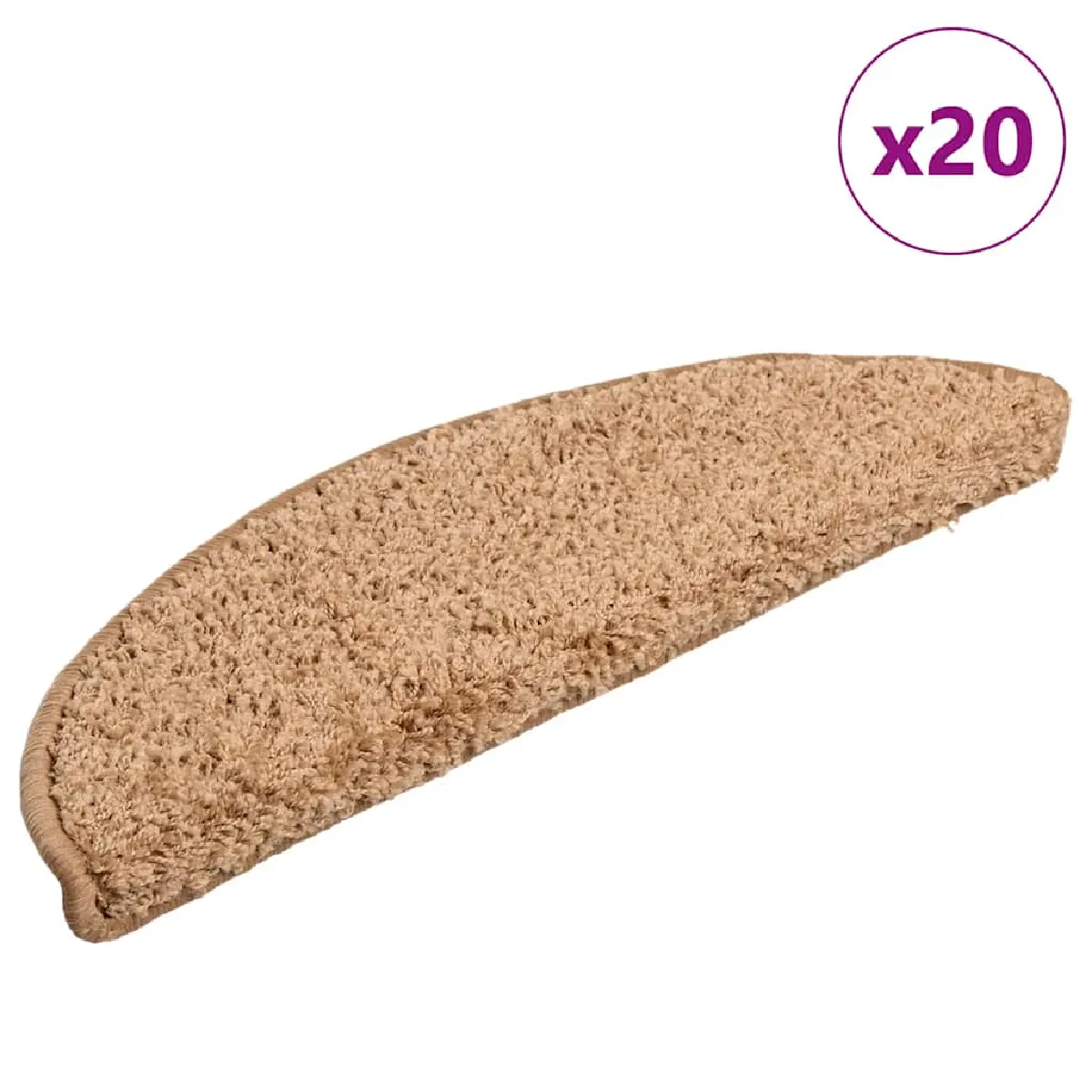 vidaXL Tapis d'escalier 20 pcs
