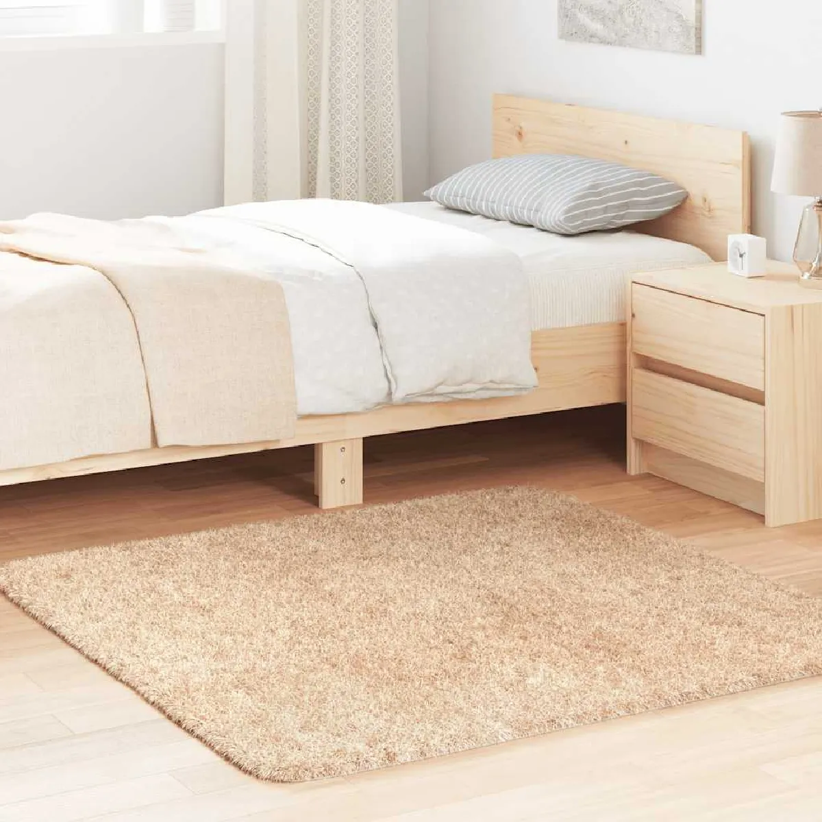 VIDAXL NAVARRA Tapis shaggy - vue 1
