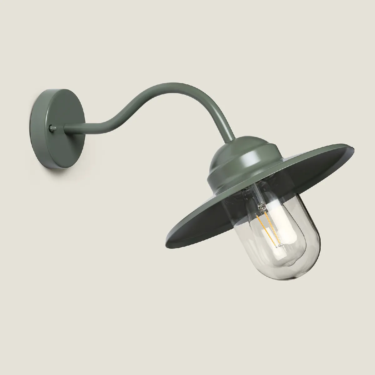 Ledkia applique murale extérieure Adaoua - Vert