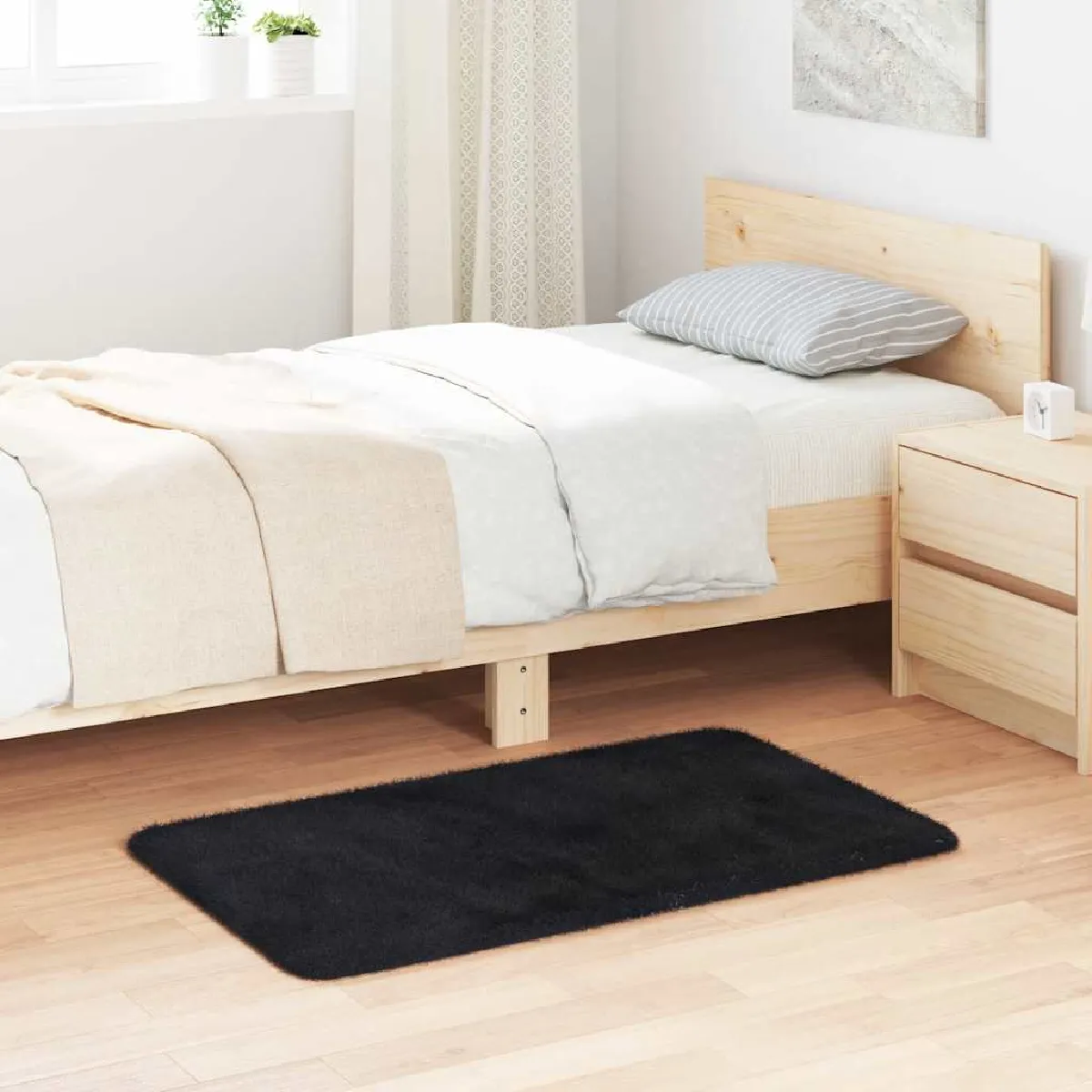 vidaXL Tapis shaggy - vue 1