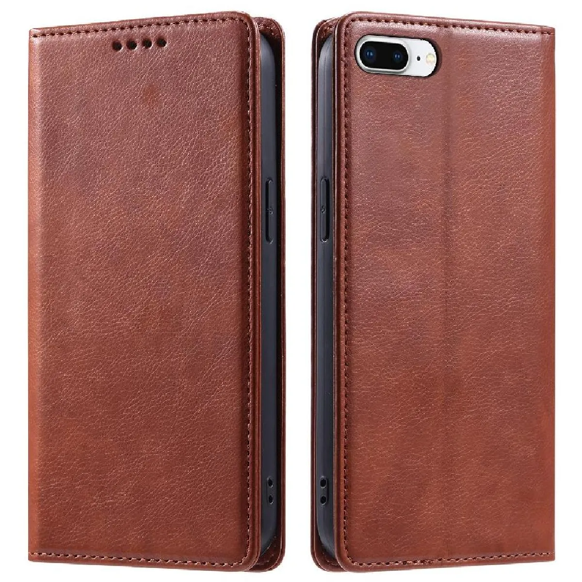Générique Marron Étui Portefeuille Iphone 6 Plus