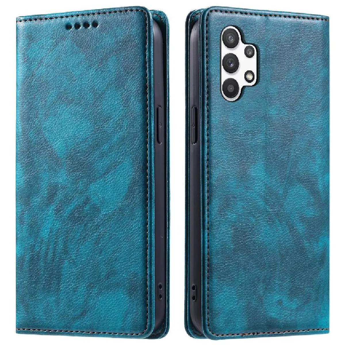 Générique Vert Étui Portefeuille Magnétique Samsung Galaxy M32 5G