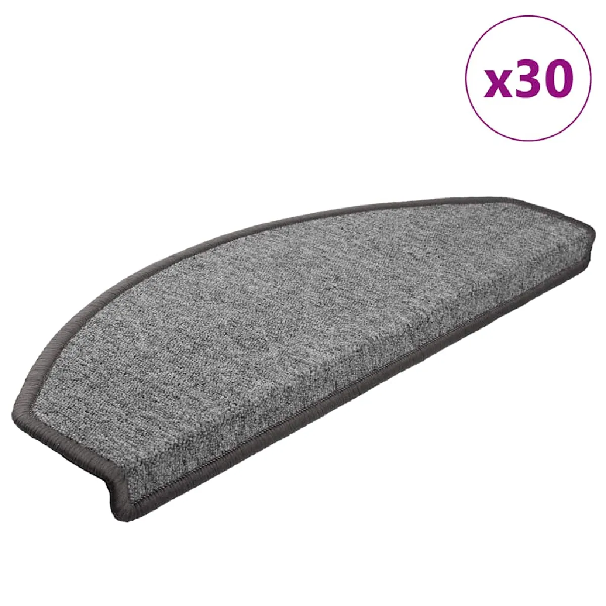 vidaXL 30 pcs tapis d'escalier