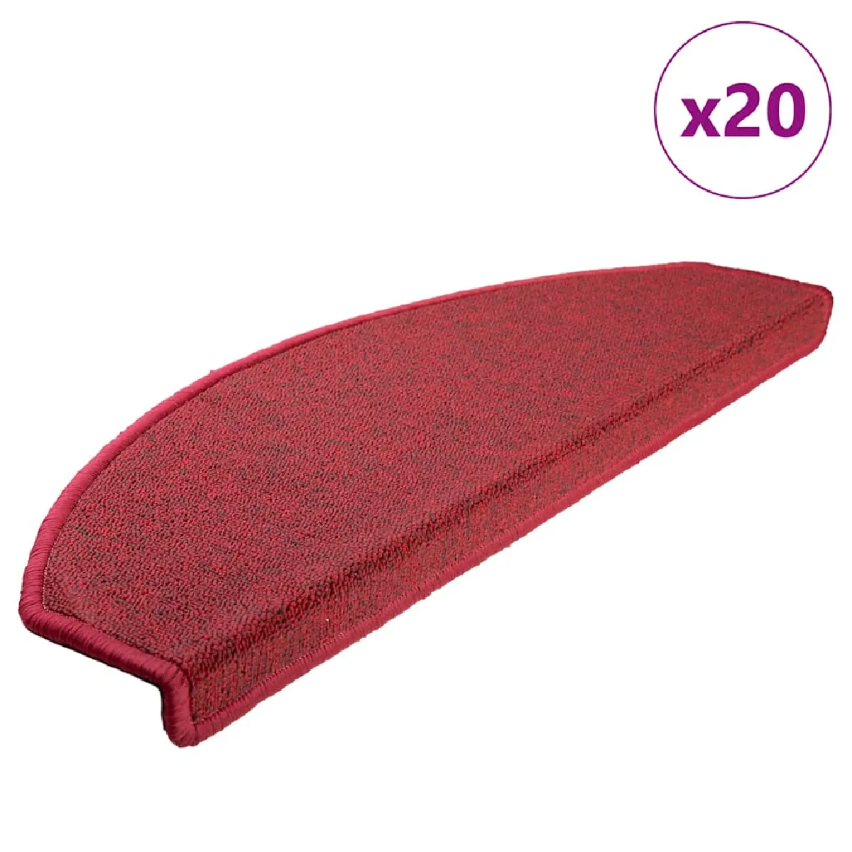vidaXL Tapis d'escalier 20 pcs - vue 5