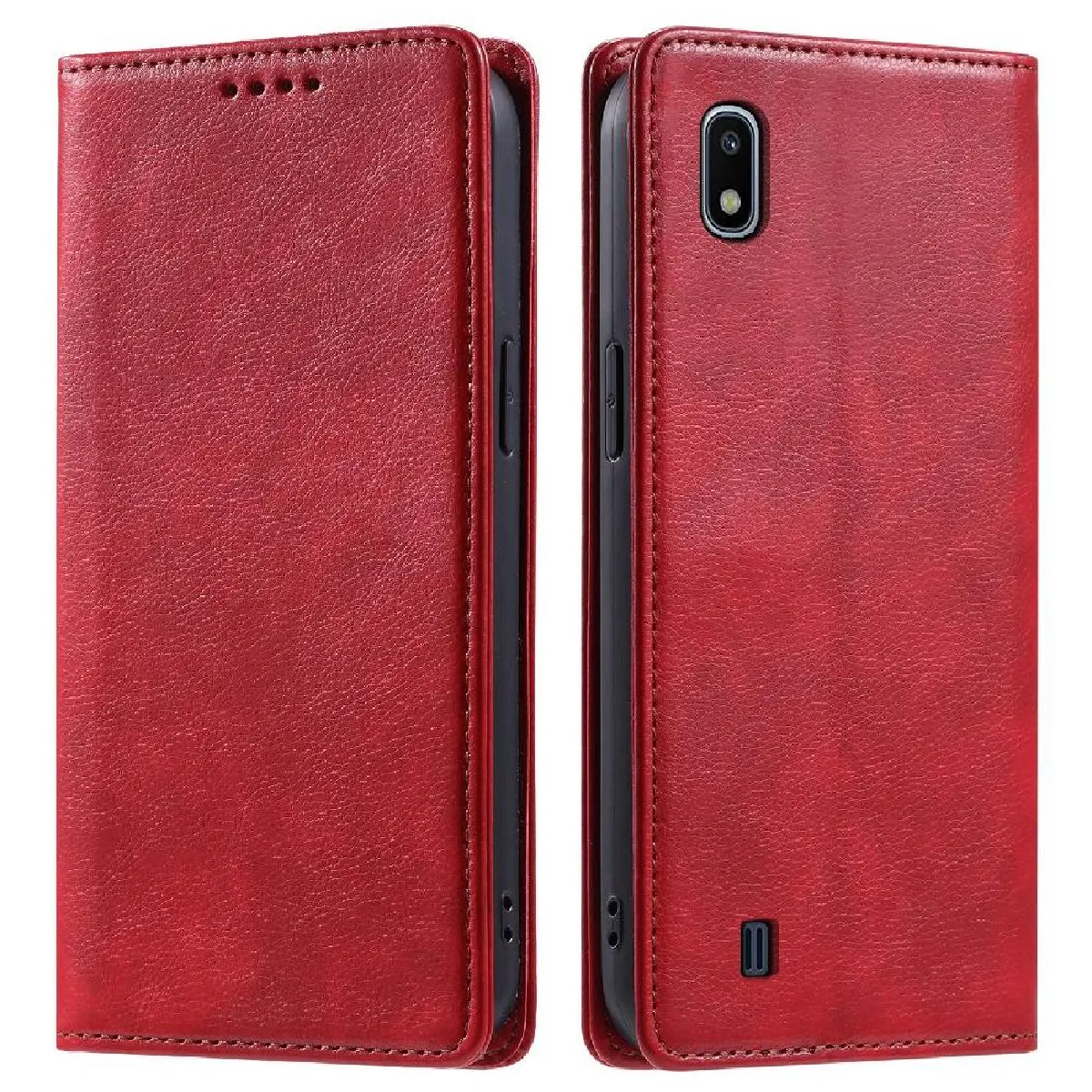 Générique Rouge Étui À Rabat Samsung Galaxy A10