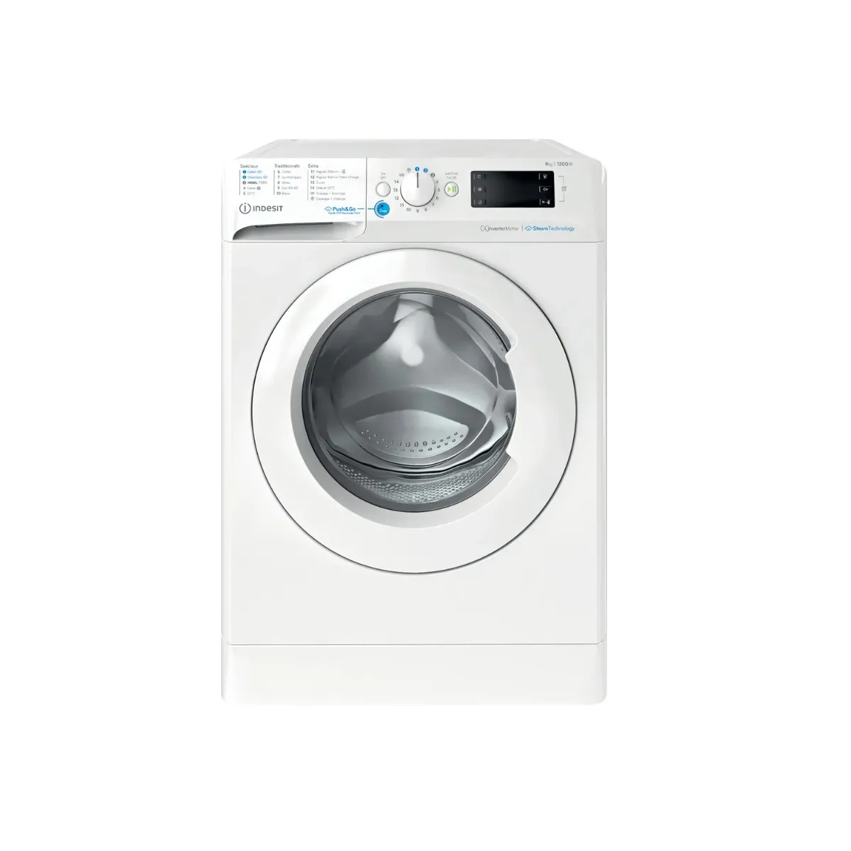 INDESIT BWE91295XWVFR - vue 3